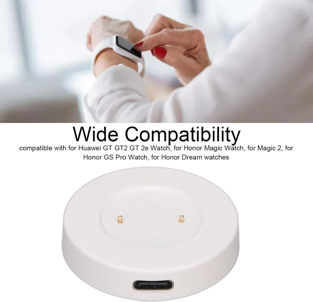 Smart Watch Accessories - Charger Compatible with Huawei Watch GT/ GT2/GT 2e/ Honor Watch Magic, Magic 2/Honor Watch GS Pro