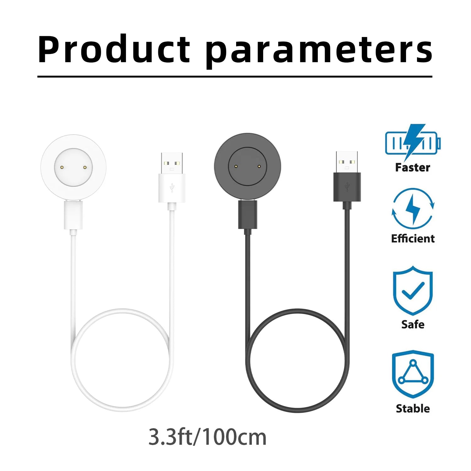 Smart Watch Accessories - Charger Compatible with Huawei Watch GT/ GT2/GT 2e/ Honor Watch Magic, Magic 2/Honor Watch GS Pro