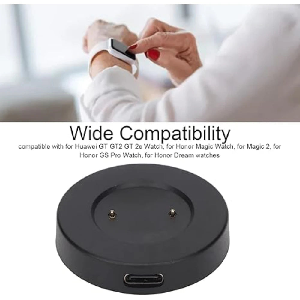 Smart Watch Accessories - Charger Compatible with Huawei Watch GT/ GT2/GT 2e/ Honor Watch Magic, Magic 2/Honor Watch GS Pro